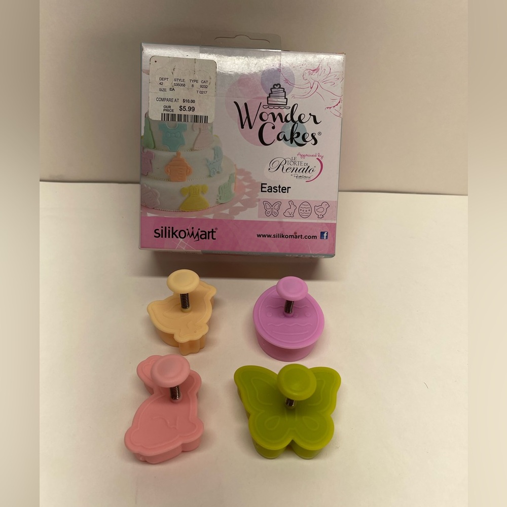 Silikomart Wonder Cakes, EASTER Mini Cookie Cutter’s.